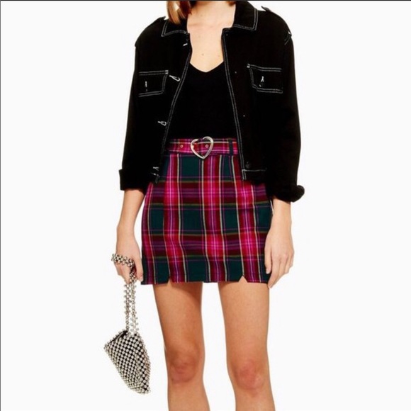 Topshop Skirts | Topshop Heart Buckle 